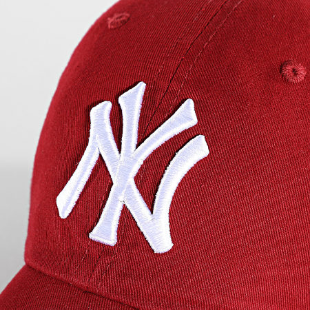 '47 Brand - Gorra New York Yankees Clean Up Burdeos