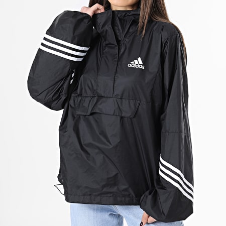 Adidas Performance - HT8720 Chaqueta con capucha para mujer Outdoor Negro