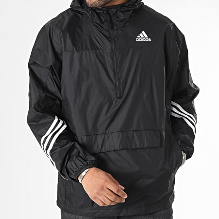Adidas Sportswear - Coupe-Vent Capuche HT8722 Noir