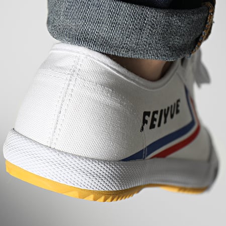 Feiyue - Baskets Low 1920 White Blue Red