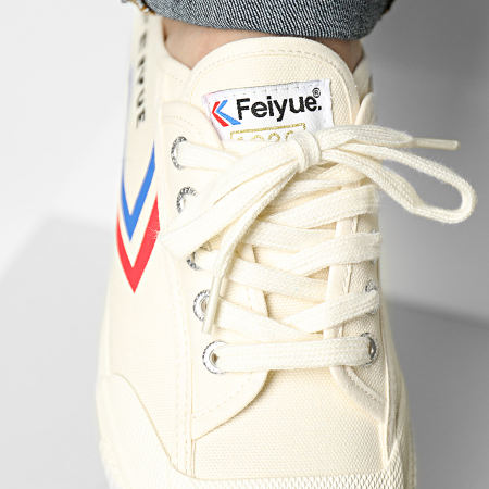 Feiyue - Baskets Low 1920 Ivory Blue Red