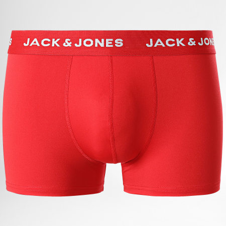 Jack And Jones - Set De 3 Boxers Coby Negro Rojo Azul Marino