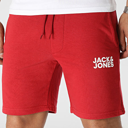 Jack And Jones Short Jogging New Soft Sweat Rouge