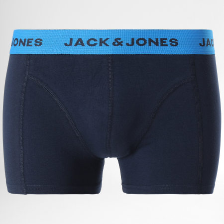 Jack And Jones - Mack Boxers 3 Pack Nero Navy Azzurro