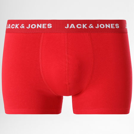 Jack And Jones - Lot De 5 Boxers Xuel Rouge Bleu Jaune