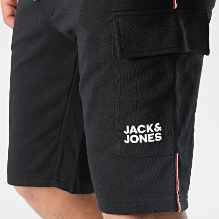 Jack And Jones - Short Jogging A Bandes Atlas Noir