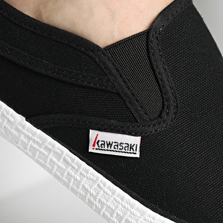 Kawasaki - Baskets Slip On Canvas K212437 Black