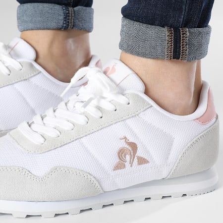 Le Coq Sportif - Baskets Astra 2310317 Optical White Rose Gold