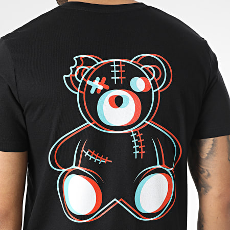 Sale Môme Paris - Maglietta nera Neon Teddy
