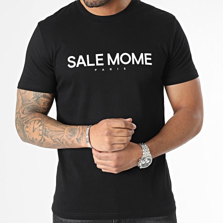 Sale Môme Paris - Tee Shirt Gorille Néon Noir