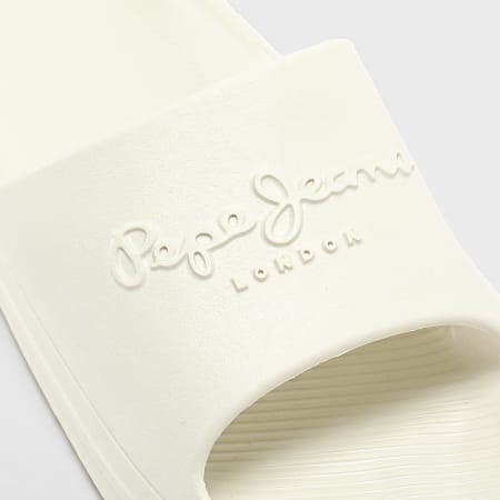 Pepe Jeans - Claquettes Femme Beach Slide PLS70131 Factory White