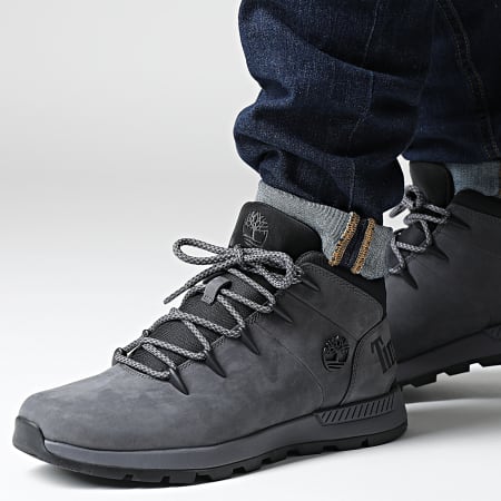 Timberland - Sneakers Sprint Trekker Mid A5SDQ in nabuk grigio scuro