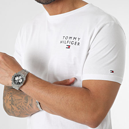 Tommy Hilfiger - Set di maglietta e pantaloncini da jogging 2916 2881 bianco nero