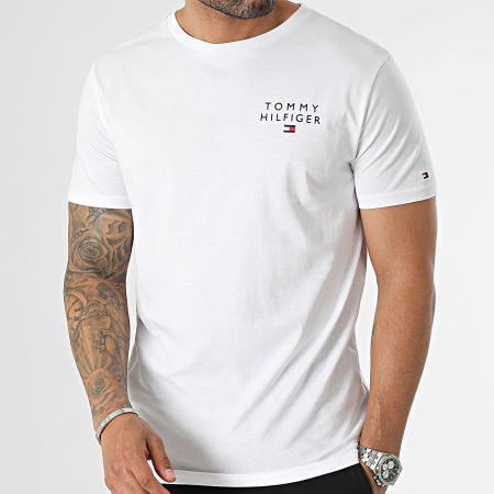 Tommy Hilfiger - Conjunto de camiseta y pantalón corto 2916 2881 Blanco Negro