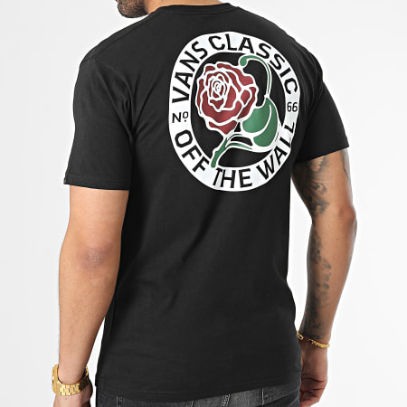 Vans - Camiseta Tried And True Rose 007UZ Negro