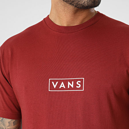 Vans - Camiseta Classic Easy Box A5E81 Burdeos