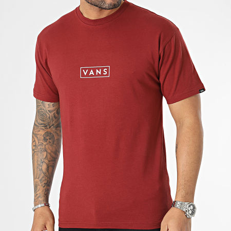 Vans - Tee Shirt Classic Easy Box A5E81 Bordeaux