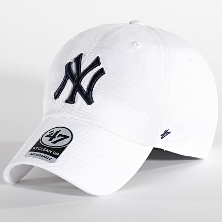 '47 Brand - Berretto Clean Up New York Yankees Bianco Blu Navy