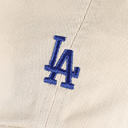 '47 Brand - Casquette Clean Up Mini Logo Los Angeles Dodgers Beige Bleu Roi