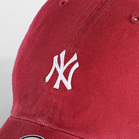 '47 Brand - Casquette Clean Up Mini Logo New York Yankees Rouge