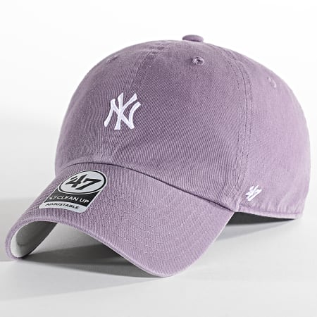 '47 Brand - Casquette Clean Up Mini Logo New York Yankees Violet