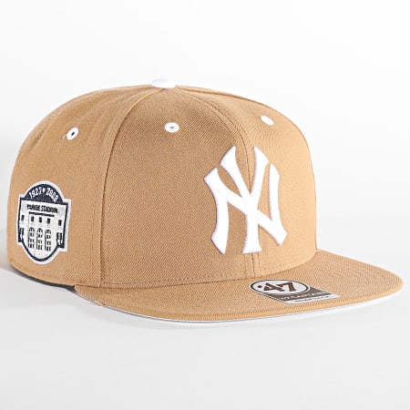 '47 Brand - Capitano New York Yankees Cappello Snapback in cammello