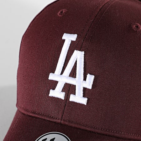 '47 Brand - Los Angeles Dodgers Gorra MVP Burdeos Blanco