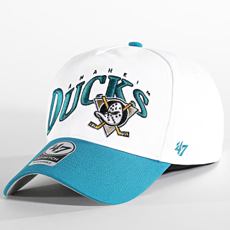 '47 Brand - Casquette Hitch Anaheim Ducks Blanc Turquoise