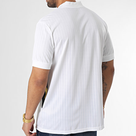 Adidas Sportswear - Tee Shirt Col V Juventus Icon HS9807 Blanc Doré
