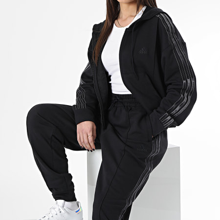 Adidas Sportswear - Tuta sportiva da donna Energize HY5912 Nero