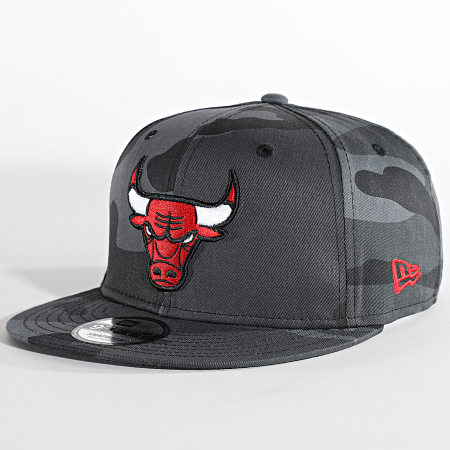 New Era - Snapback Cap 9Fifty Team Camo Chicago Bulls Negro