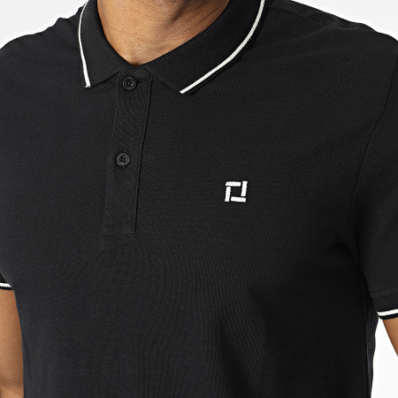 Only And Sons - Polo Manches Courtes Fletcher Noir