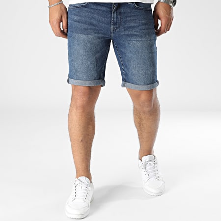 Only And Sons - Short Jean Ply 4331 Bleu Denim