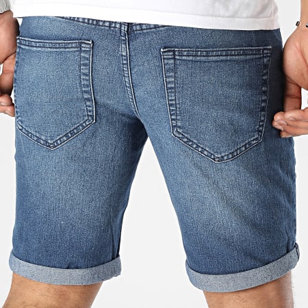 Only And Sons - Short Jean Ply 4331 Bleu Denim