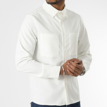 Uniplay - Camisa blanca de manga larga