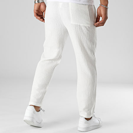 Uniplay - Pantalones de vestir blancos de verano