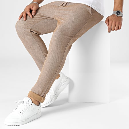 Uniplay - Pantaloni jogger color cammello
