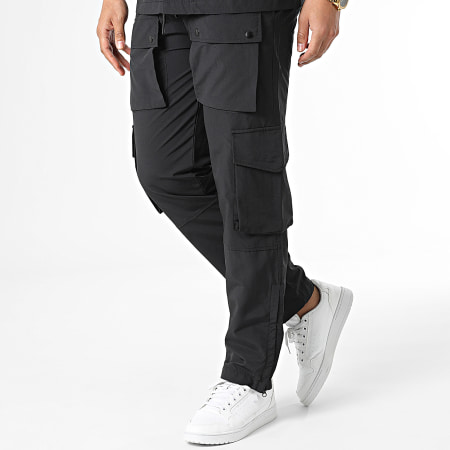 Classic Series - Set camicia a maniche corte e pantaloni cargo grigio