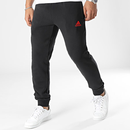 Adidas Sportswear - Pantaloni da jogging neri del Manchester United HT1998