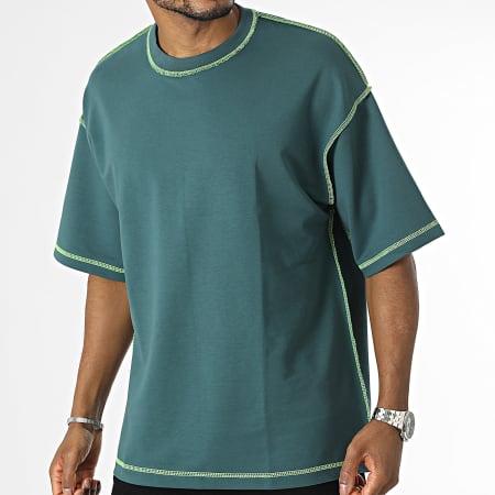 Classic Series - Tee Shirt Oversize Large Vert Foncé