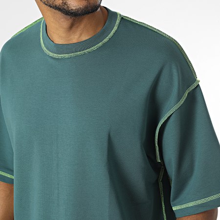 Classic Series - Tee Shirt Oversize Large Vert Foncé