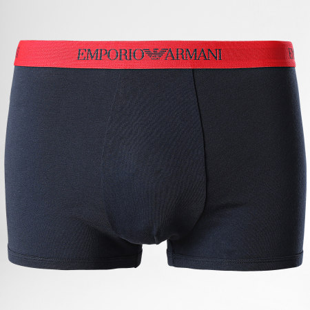 Emporio Armani - Set De 2 Boxers 111625-3R722 Azul Marino Rojo