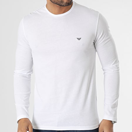 Emporio Armani - Maglietta a maniche lunghe 111653-3R722 Bianco