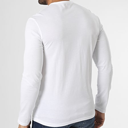 Emporio Armani - Tee Shirt Manches Longues 111653-3R722 Blanc