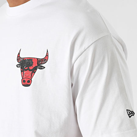 New Era - Infill Team Logo Tee Chicago Bulls 60332136 Blanco