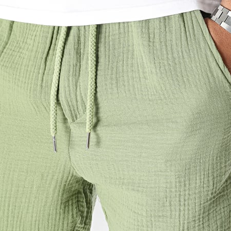 Uniplay - Pantalones de vestir de verano verde caqui