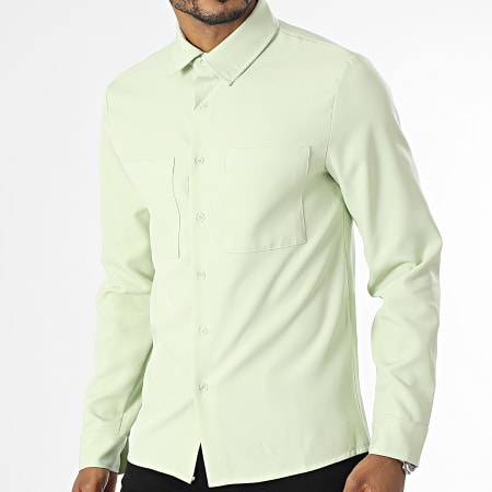 Uniplay - Camicia a maniche lunghe verde chiaro