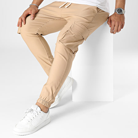 Uniplay - Pantaloni cargo beige