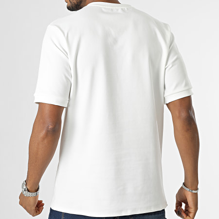 Uniplay - Maglietta tascabile bianca beige