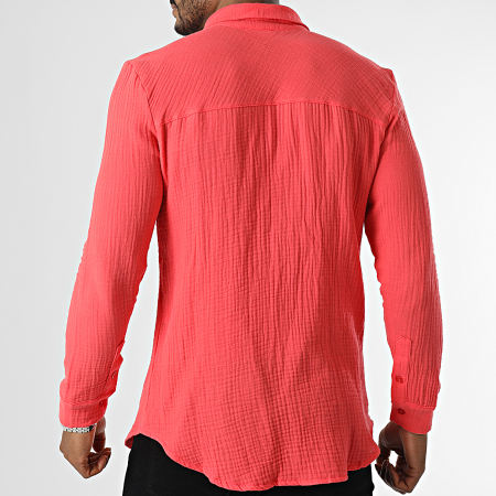 Uniplay - Camicia a maniche lunghe rosso chiaro